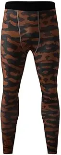 [HALAWAKA] Men's Camouflage Sports Compression Tights Leggings Running Baselayer Cool Dry Sports Tights