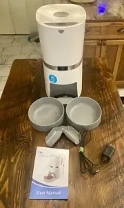 Automatic Cat & Small Dog Feeder WellToBe Pet Feeder Food Dispenser Open Box
