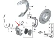 MINI CLUBMAN F54 Front Right Brake Caliper 6860266 34116860266 NEW GENUINE