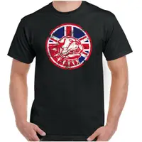 在飛比找蝦皮購物優惠-英國鬥牛犬 T 恤英國國旗男式聖喬治日足球上衣英格蘭 復古 