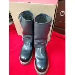 二手極新RED WING 2268黑色 7.5D機車靴工程鞋