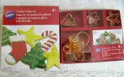 2 sets Wilton Christmas Metal Cookie Cutters Gingerbread Man Tree mixed lot NOS