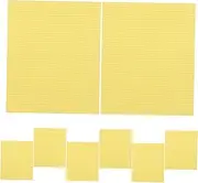 DRESSOOS Perm Iron Heat Insulation Patch 8pcs Set Adhesive Sticker for Curling Wand High Temperature Resistant Decal Nano Insulation Hair Styling Tool Dry and Wet