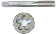 M14×1.25 HSS Metric Tap And Die Set,Thread Tap + Round Die Right Hand HSS Taper