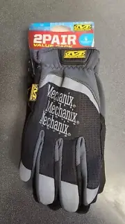 Mechanix Wear 2-Pack FastFit/Original Multi Purpose Work Gloves Touchscreen Sz.M