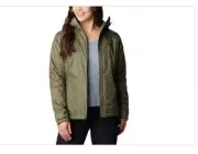 Columbia Women's Switchback Sherpa-Lined Jacket, XS- Stone Green