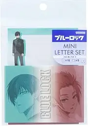 Sunstar Stationery Blue Rock Letter Set, Mini, Rin Itoshi & Itoshisae S8907218