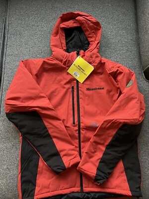 New Megabass Blizzard Jacket XL Msrp- $249.99 Red Hot Pepper
