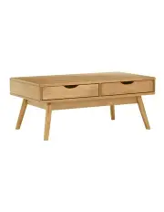 [Innovatec] Lamar Coffee Table with 2 Drawers 106cm in Natural