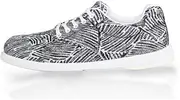 [3G] Kicks Cloud Unisex Bowling Shoes - Black/White