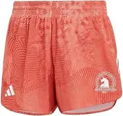 [adidas] Women's Boston Marathon 2023 Race Running Shorts, Coral Fusion