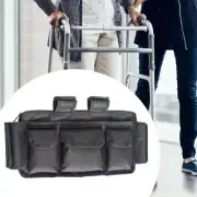 Wheelchair Side Organizer Bag with Strap Large Capacity for Elderly Adults