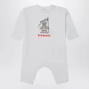 [Burberry] Set Of Two Cotton Pieces With Thomas Bear 6 M White