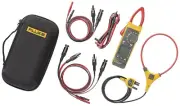 Fluke 393FC Clamp Meter and Solar Test Lead Kit, CAT III 1500 V, Ip54-Rated, DC