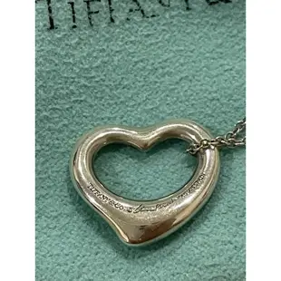 Tiffany&co open heart 925純銀項鍊