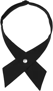 [WRITWAA] Adjustable Neck Tie Bow Tie Pre-tied Bowtie for Men Women School Uniforms Elegant Formal Accessory