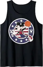 [Disney] Mickey And Friends Mickey Basketball USA Tank Top