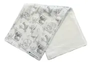 Baby Burp Cloth/ Cute Disney. Fabric/100% Cotton/Towel Backed/Free Post/