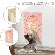 Cat Scratching Pad Vertical Cat Scratcher Mat With Cat Pattern Wear Proof teOnd