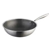 Uncoated Wok Practical Cooking Pan Non-stick Egg Frying Pans Stainless Steel