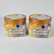Lot 2 Jars Tree Hut Lemon Blueberry Tart Shea Sugar Scrub 18oz Limited Edition