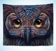 owl animal art wall tapestry family wall decor