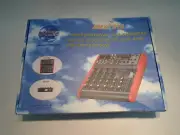 NEW IN BOX AUDIO 2000'S SIX CHANNEL AUDIO MIXER W USB DSP EFFECTS RED AMX7312