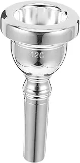 NULYLU Alto Trombone Mouthpiece Metal Replacement for Musical Instruments Fit for Beginners and Professionals Durable and Elegant Design