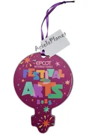 2025 Disney Parks Epcot Festival of the Arts Figment Acrylic Hanging Ornament