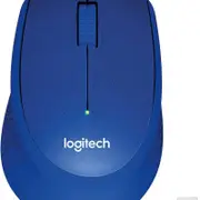 Logitech M331 SILENT PLUS Wireless Mouse Blue DPI (Min/Max): 1000± 1-Year Limited Hardware Warranty