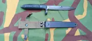 VERY RARE PAKISTANI G3 FIGHTING KNIFE WITH SCABBARD AND FROG