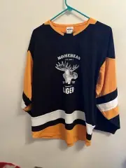 Vintage Moosehead Lager AK Jersey Size Adult Medium Air Knit