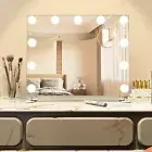 Vanity Mirror with Lights, Hollywood Mirror, Lighted Makeup Mirror with 11 Dimma