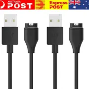 2xUSB Charger Cable For Garmin Fenix 7 6X 5X Pro Vivoactive4 5 Forerunner 945 45