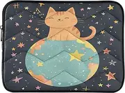 Cute Cat Earth 13-14 Inch Laptop Sleeve Laptop Cover Cases Laptop Sleeve Case