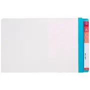 Avery Foolscap Lateral File with Tabs Light Blue 100 Pack