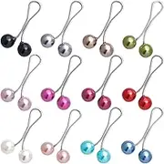 Joez Wonderful Hijab Pins for Women, Scarf Clip Pearl Brooch Pins, Headscarf Shawl Muslim Hijab Scarf Clip Safety Pins