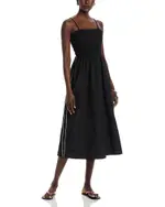 Steve Madden Kit Smocked Poplin Midi Dress