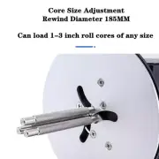 Speed Adjustable Label Rewinder Machine HD-R7 Support 185mm Roll Diameter
