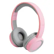 Liquid Ears Kidz Wireless On-Ear Volume Limited Adjustable Headphones Pink