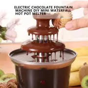 Chocolate Fountain DIY Chocolate Melting with Heating Fondue Chocolate Machine