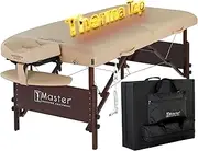 Master Massage 30" Del Ray Therma Top™ Portable Massage Table Beauty Bed Package with Accessories- for Use as a Tattoo Bed, Lash Table