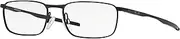 [Oakley] OX3173 Eyeglasses Bundle: OX 3173 317301 Barrelhouse Matte Black and Large Black leash Accessory kit, Barrelhouse Matte Black