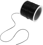 LOORGVEL 1Roll Stretchy Hair Extension Thread Elastic String for Seamless Beading Jewelry Making for Wigs Hair Bundles and Braids Durable Versatile Hair Accessories