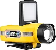 Rechargeable Hat Light, LED Clip-On Light, Clip Light for Hats, Hat Clip Flashlight, Waterproof Charging Headlight, Multifunctional Bright Hat Flashlight, Portable Fishing Headlamp for Hiking