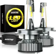 AUXITO H4 9003 HB2 LED Bulb Headlights, 700% Brighter 6500K White, 360°Beam Adjustable, Canbus Plug and Play, Pack of 2