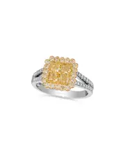 Le Vian 18K Two-Tone 1.37 ct. tw. Diamond Half-Eternity Ring NoColor