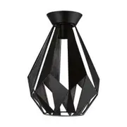 Eglo Carlton Geometric Steel Batten Fix-Black/Silver