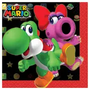 Super Mario Brothers Beverage Napkins 16 Pack