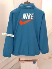 NIKE SPORTSWEAR LINED WOVEN FULL ZIP JACKET DM5285-407 BLUE MENS SIZE XL
